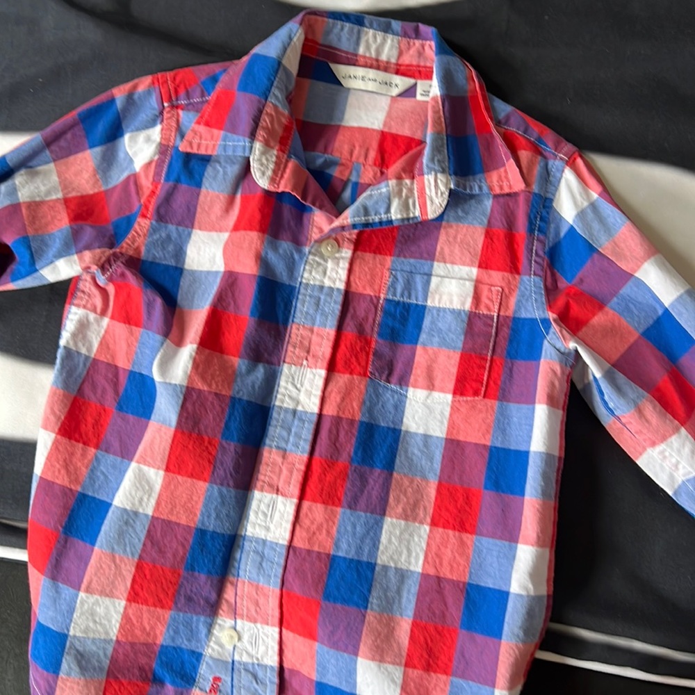 Perfect condition, Janie and Jack boys shirt, size 3